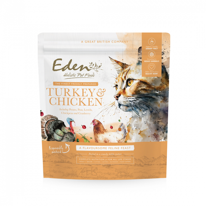 Eden - Feline Feast Turkey & Chicken 1.5kg