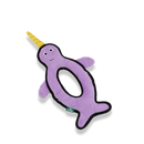 Beco Recycled Rough & Tough Narwhal Dog Toy