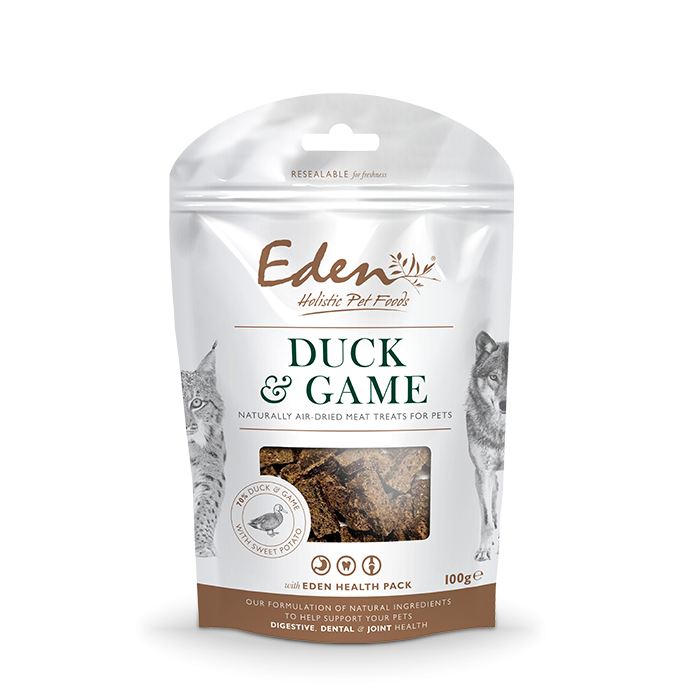 Eden Duck & Game Treats for Dogs & Cats 100g