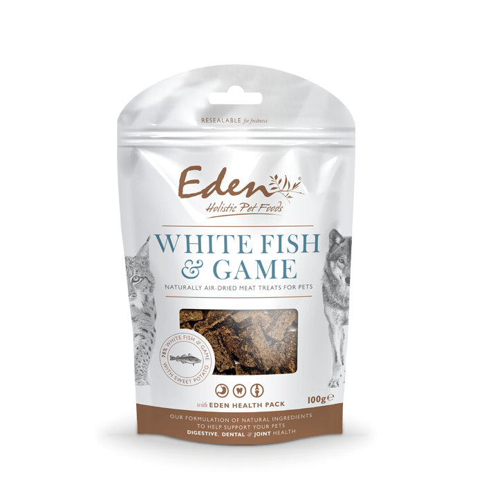 Eden White Fish & Game Treats for Dogs & Cats 100g