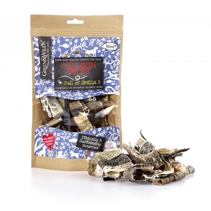 Green & Wild's Cod Skin Bites 50g