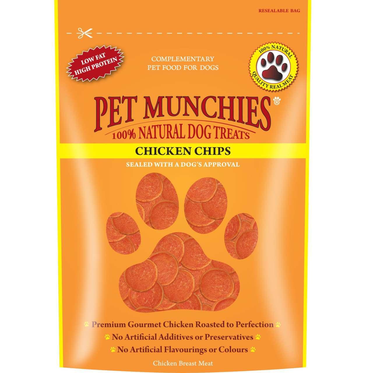 Pet Munchies Chicken Chips 100g