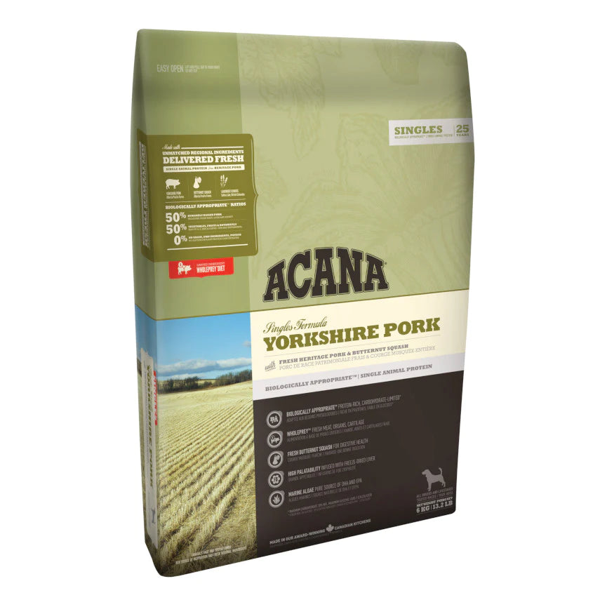 Acana yorkshire pork 11.4 kg outlet