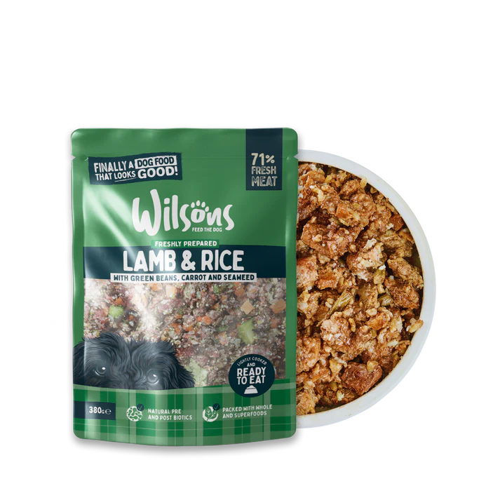 Wilsons - Lamb and Rice Fresh Dog Food 380g
