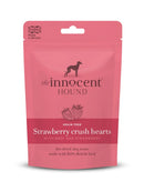 The Innocent Hound - Strawberry Crush Hearts - Beef with Strawberry Dog Treats 70g