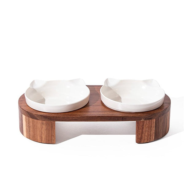 Great & Small Penrose Raised Double Cat Feeder