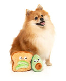 Fuzzyard - Avocado & Toast Dog Toy 2pk