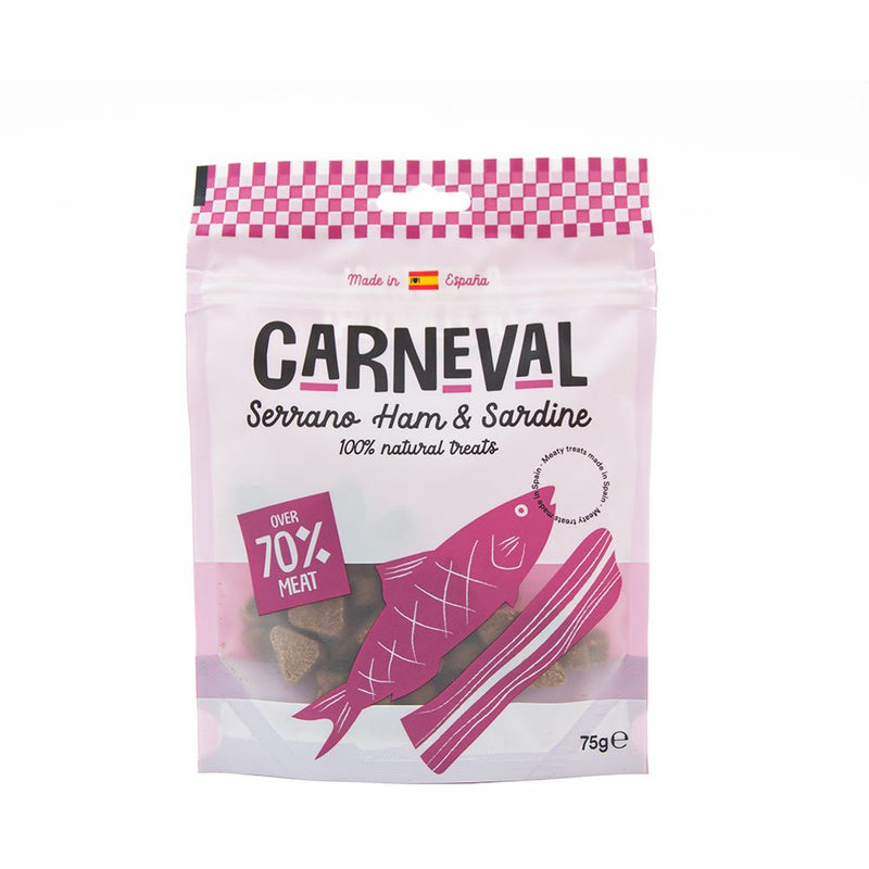 Carneval Serrano Ham & Sardine Dog Treats 75g