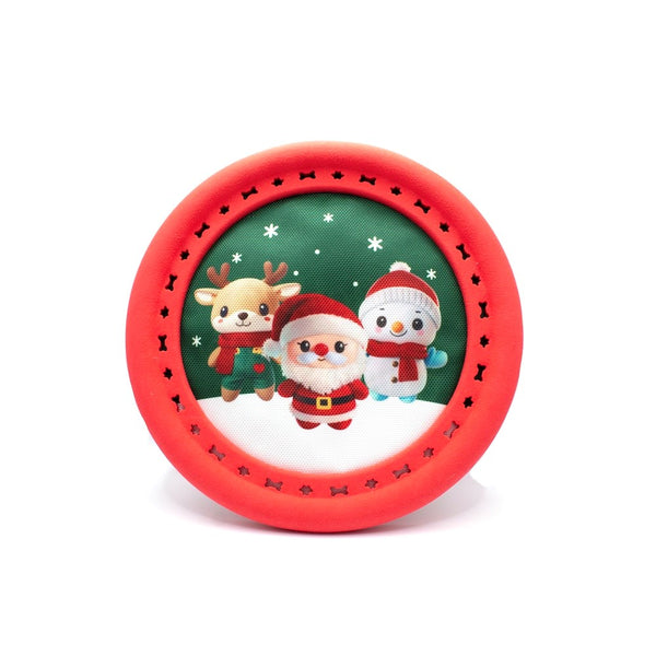 Great & Small Christmas Santa and Friends - Frisbee Dog Toy