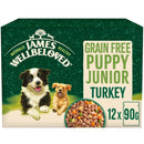 James Wellbeloved GF Puppy Turkey in Gravy Pouch 12x90g