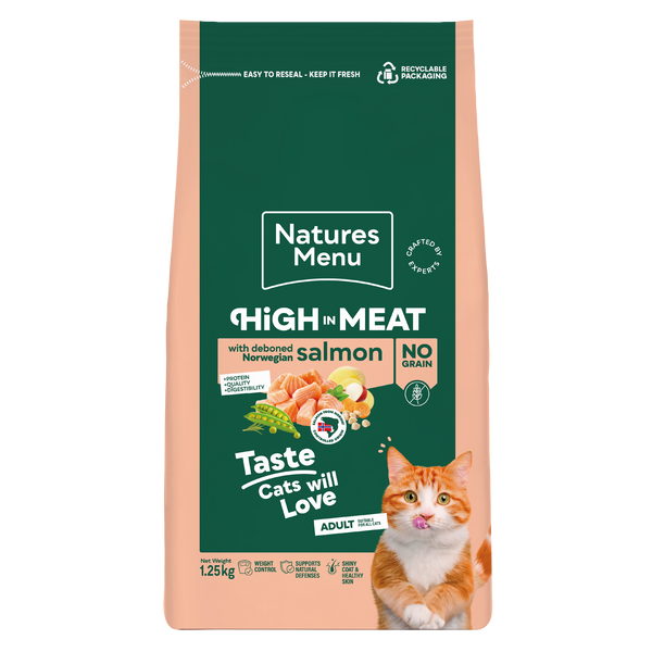 Natures Menu High In Meat Salmon Grain Free Dry Cat Food