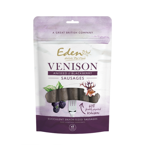 Eden - Venison, Aniseed & Blackberry Sausages 5pk
