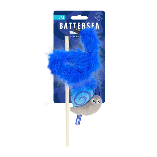 Battersea Bugs Snail Teaser Cat Toy