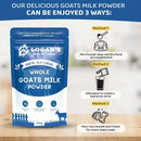 Logan's Natural Treats - Whole Goats Milk Powder 200g