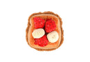 Thick 'N Fluffy French Toast Dog Toy By P.L.A.Y
