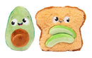 Fuzzyard - Avocado & Toast Dog Toy 2pk