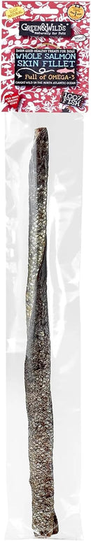 Green & Wilds Whole Salmon Skin Fillet 125g