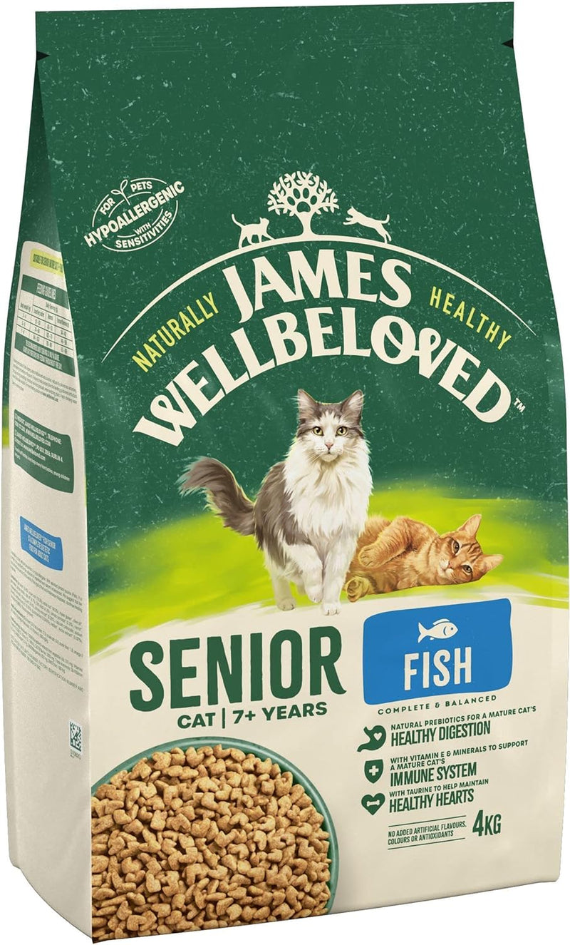 James Wellbeloved Ocean White Fish and Rice Adult Cat 4kg