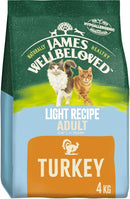 James Wellbeloved Adult Cat Food Light Turkey & Rice 4kg