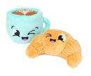 Fuzzyard - Croissant & Cappuccino Dog Toy 2PK