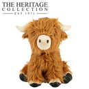 Ancol - Heritage Fergus Highland Cow Dog Toy