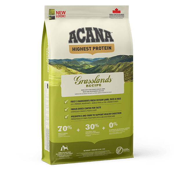 Acana Highest Protein Grasslands Recipe 11.4kg