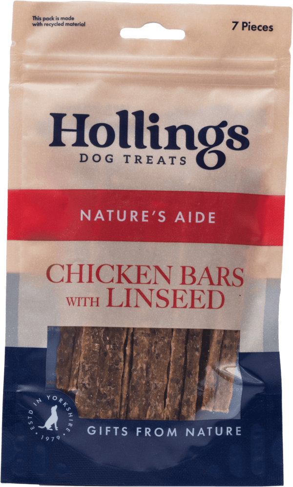 Hollings Chicken & Linseed Bars 7 Pack