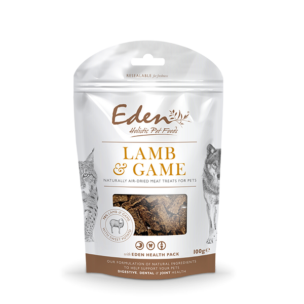 Eden Lamb & Game Treats for Dogs & Cats 100g