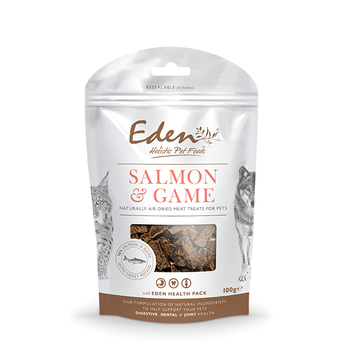 Eden Salmon & Game Treats for Dogs & Cats 100g