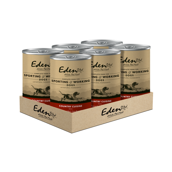 Eden Wet Food for Sporting & Working Dogs: Country Cuisine 6x400g