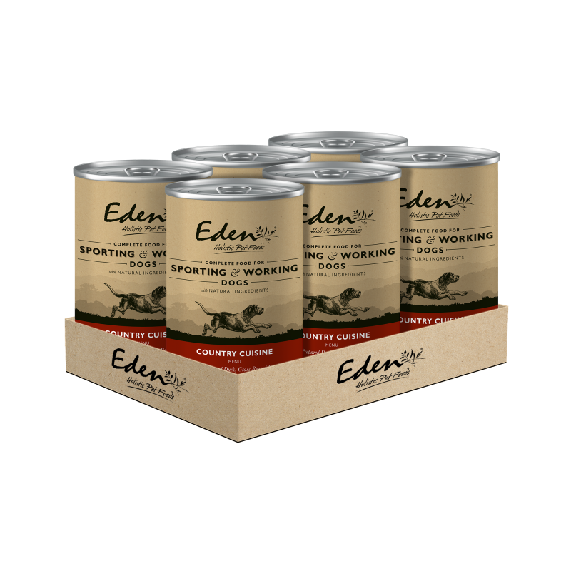 Eden Wet Food for Sporting & Working Dogs: Country Cuisine 6x400g