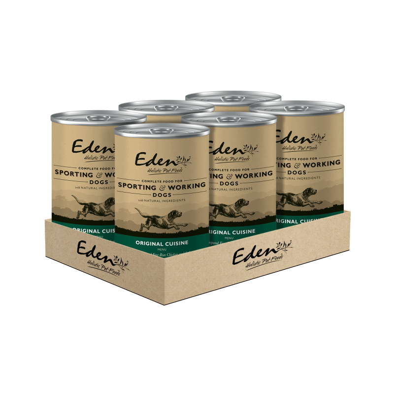Eden Wet Food for Sporting & Working Dogs: Original 6x400g