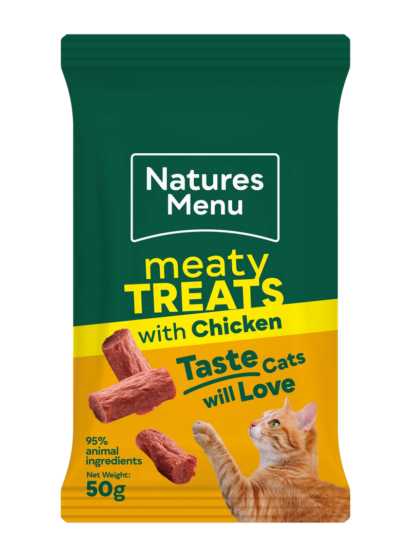 Natures Menu Cat - Meaty Treats Chicken 50g