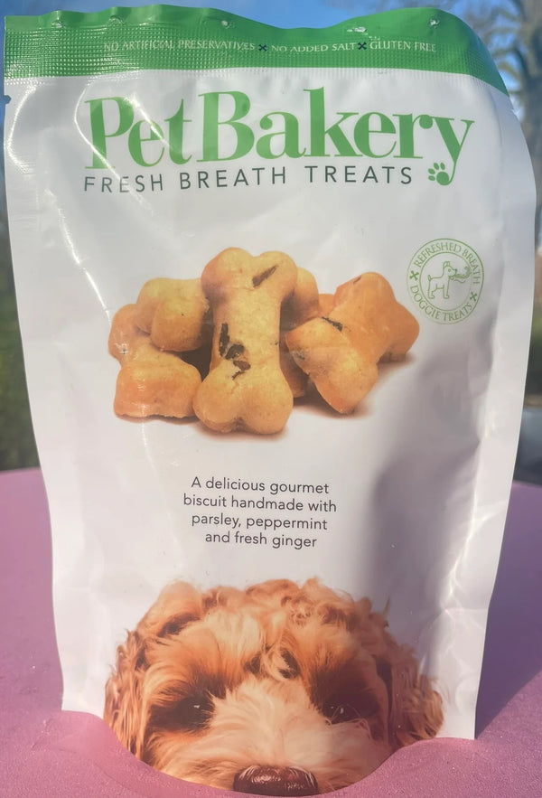 Pet Bakery Fresh Breathe Dog Treats 100g