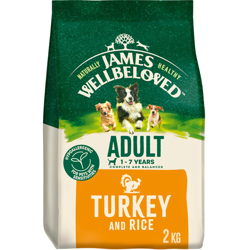 Turkey Meal James Wellbeloved Dog Food Turkey And Rice 15kg James