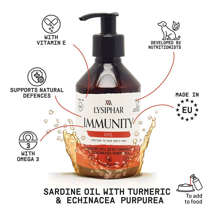 Lysiphar Immunity Oil Supplement for Dogs 250ml