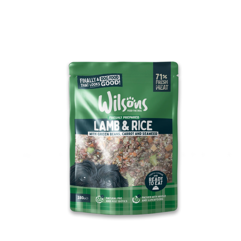 Wilsons - Lamb and Rice Fresh Dog Food 380g