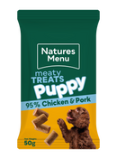 Natures Menu Chicken Meaty Treats for Puppies 50g