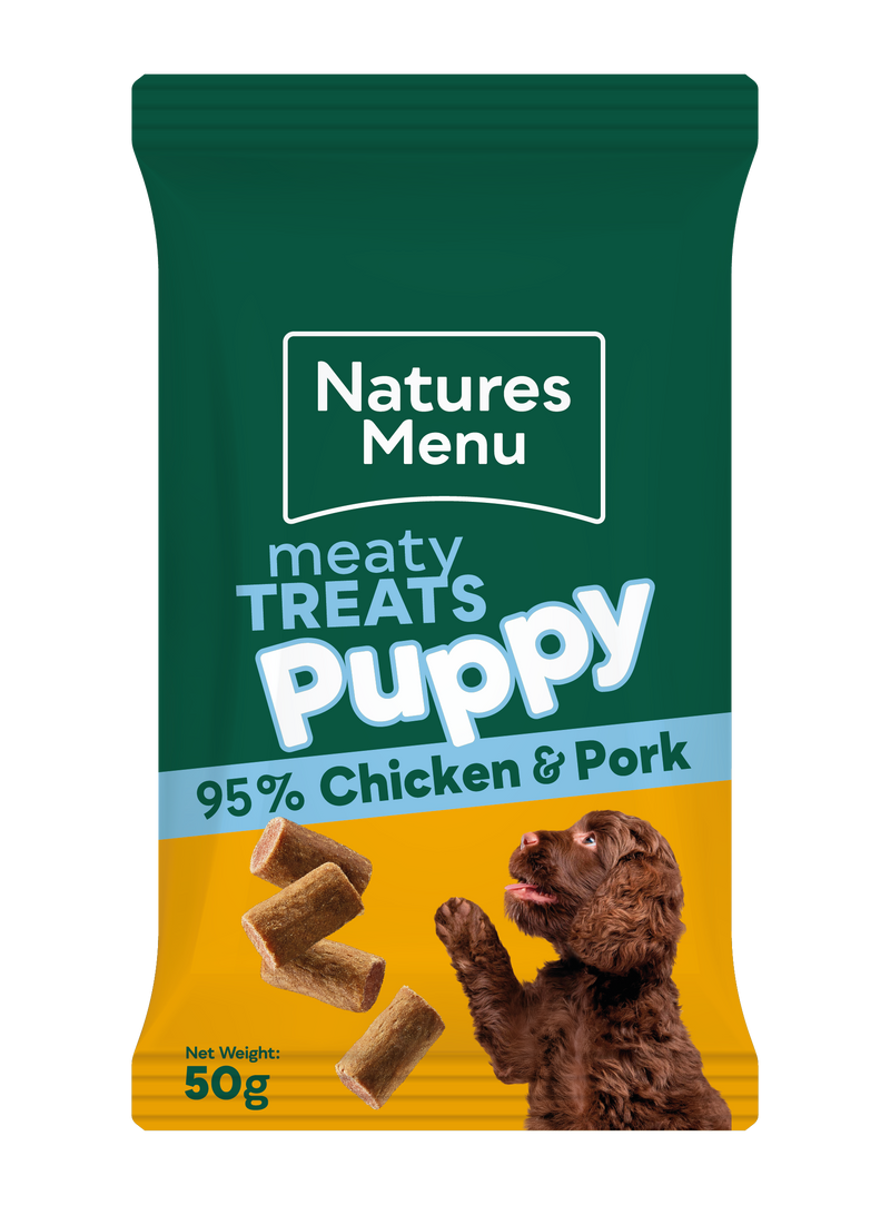 Natures Menu Chicken Meaty Treats for Puppies 50g