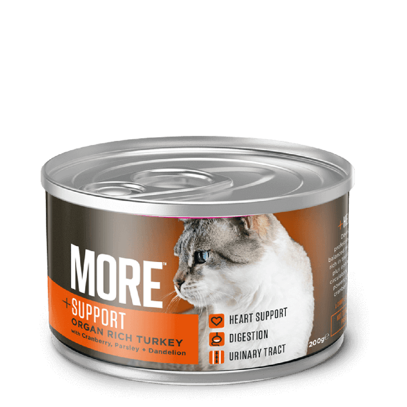 MORE Heart Support Turkey Wet Cat Food 200g