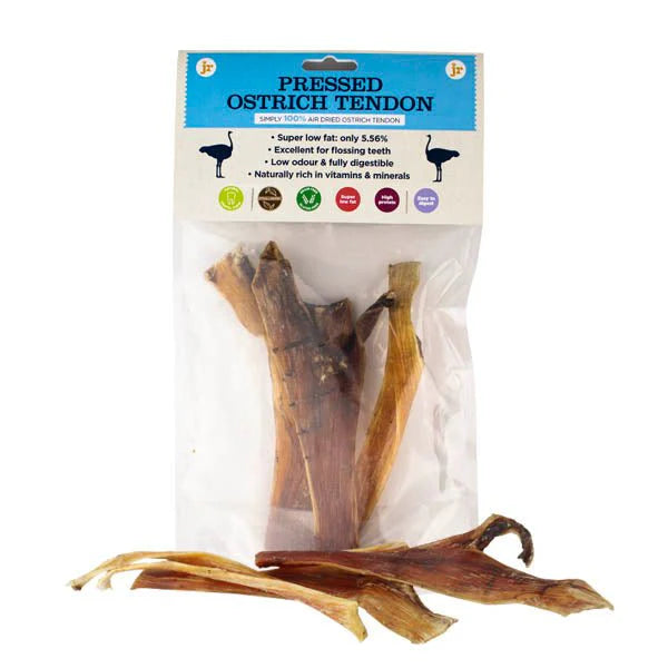 JR Pet Products - Pressed Ostrich Tendon 3pk