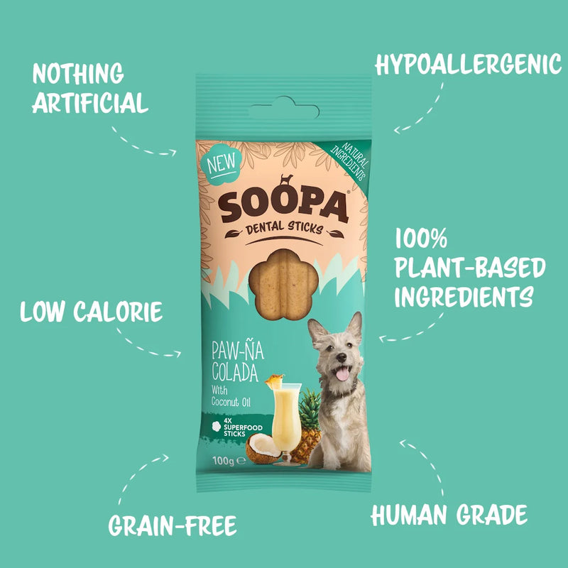 Soopa - Paw-Na Colada Dental Sticks