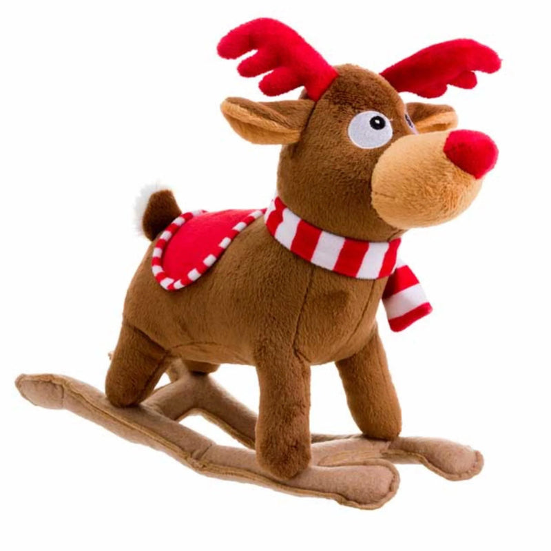 House of Paws Rocking Rudolph Christmas Dog Toy