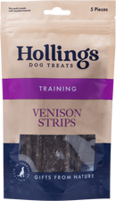 Hollings Natural Strips Venison Dog Treats 5pk