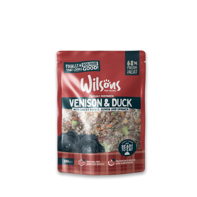 Wilsons - Venison and Duck Fresh Dog Food 380g