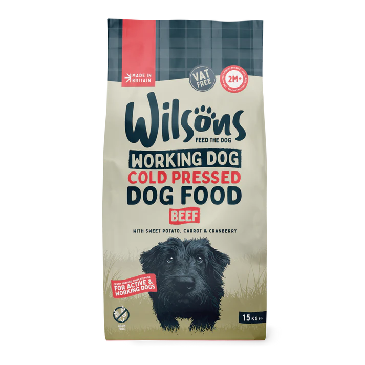 Wilsons - Beef Cold Pressed Working Dog Food 15kg