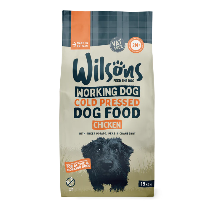 Wilsons - Chicken Cold Pressed Working Dog Food 15kg