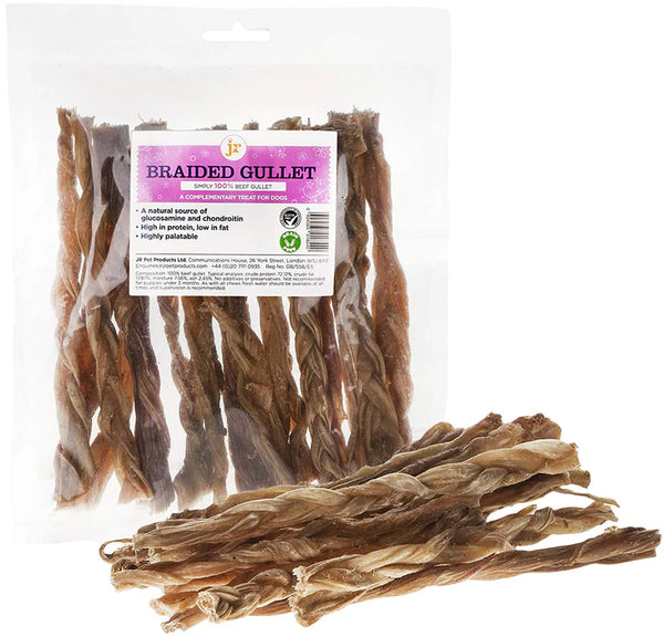 JR Pet Products - Braided Beef Gullet