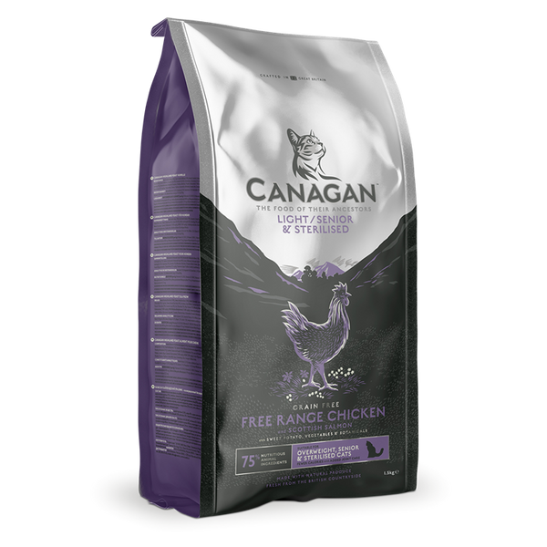 Canagan Free-Range Chicken Light / Senior Dry Cat Food
