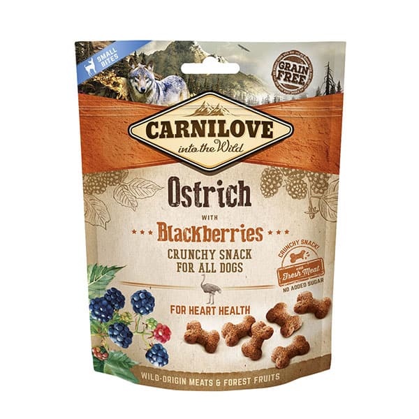 Carnilove Ostrich with Blackberries Dog Treats 200g